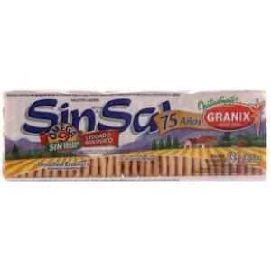 Galletitas De Agua Sin Sal Granix 185 Gr
