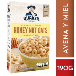 Cereal Honey Nut Oats Avena Y Miel Quaker 190 G