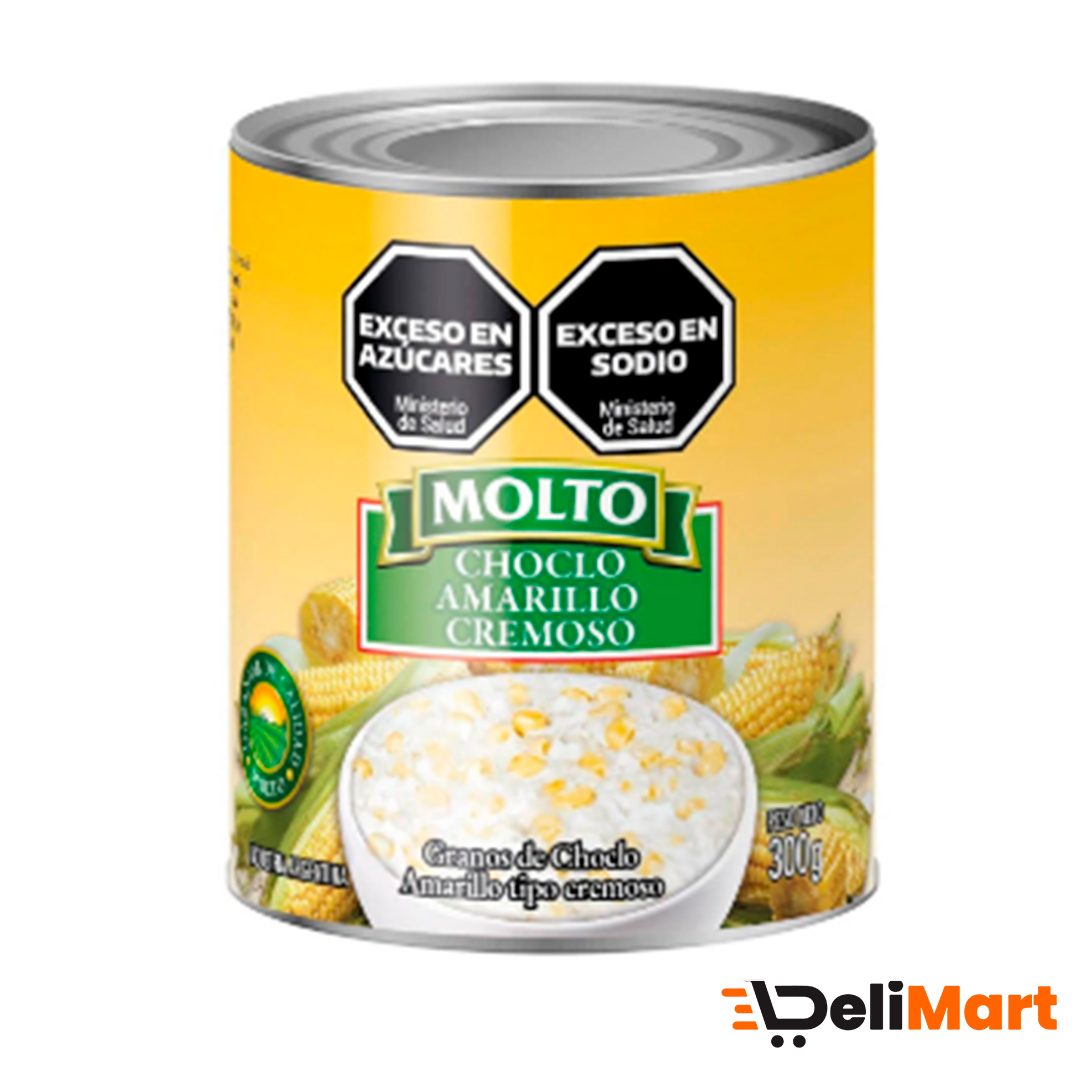Choclo Amarillo Cremoso Molto 300 Gr