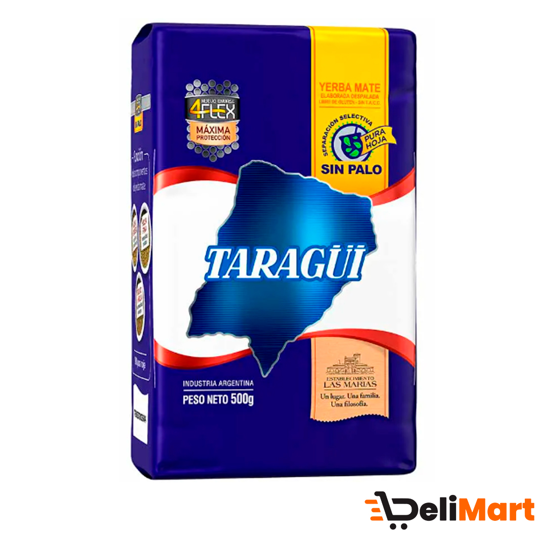 Yerba Mate 4f Taragui Sin Palo 500 Gr