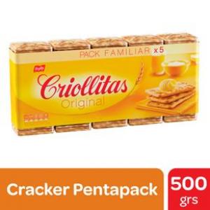 Galletitas De Agua Original Criollitas 500 Gr