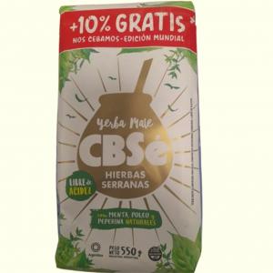 Yerba Mate Compuesta Hierbas Serranas CBSe x550 Gr