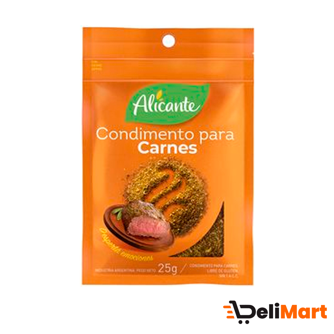 Condimento Para Carnes Alicante 25 Gr