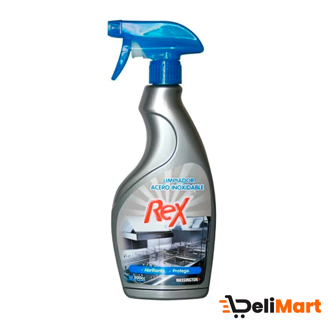 Limpiador Acero Inoxidable Rex Wassington 500 CC