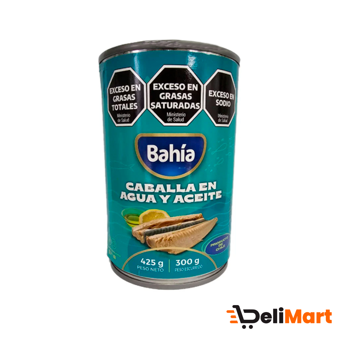 CABALLA EN AGUA Y ACEITE BAHIA X425G