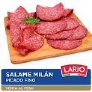 Salame Milan Lario fet. x 150 Gr envasado al vacion