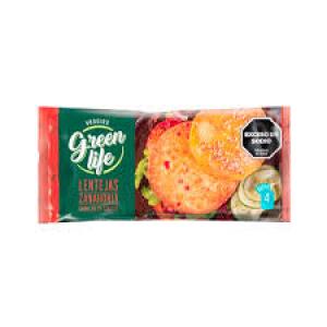 Medallones Veggies Green Life Lenteja/zanahoria x380g