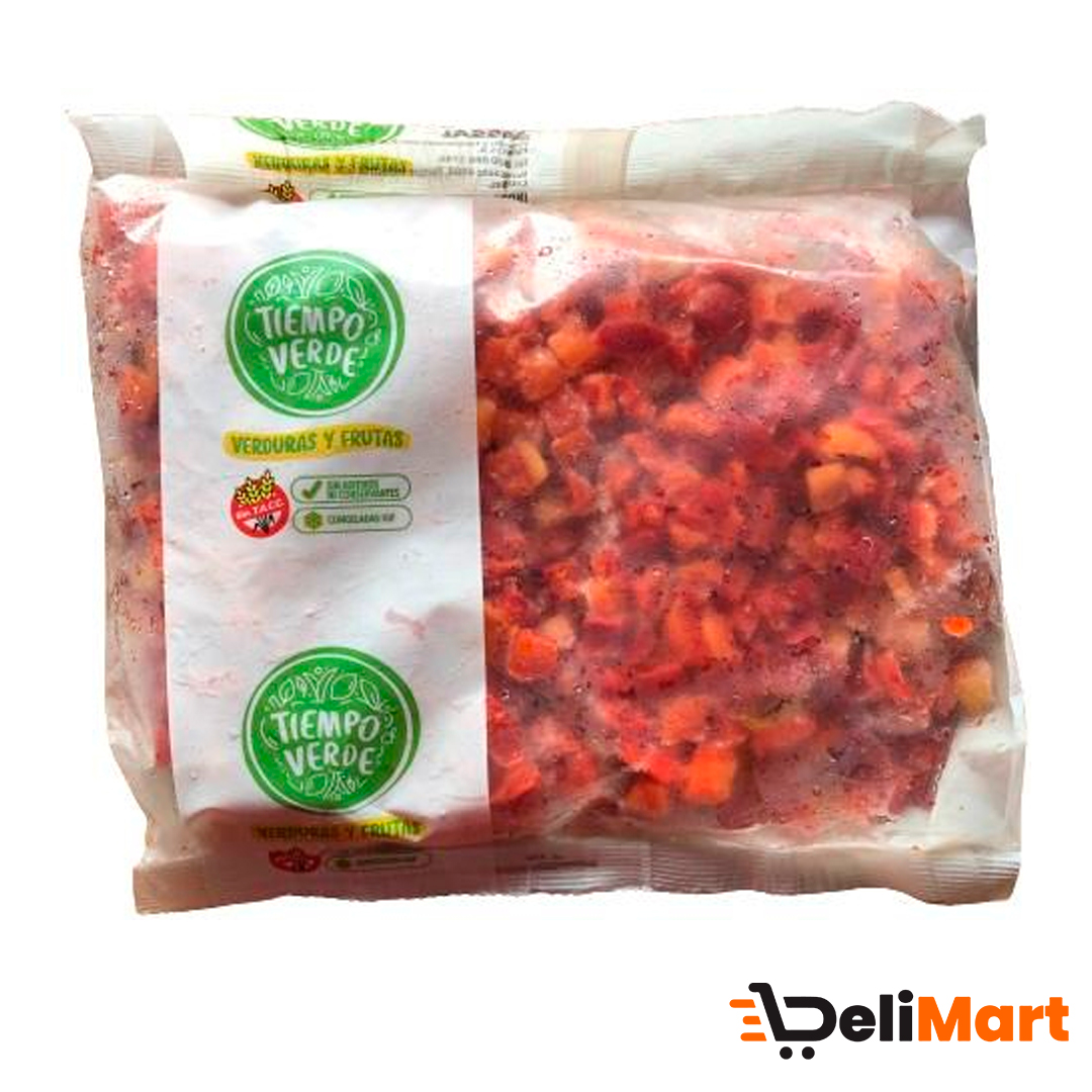 Pimiento Cubo Congelado Tiempo verde 600 Gr