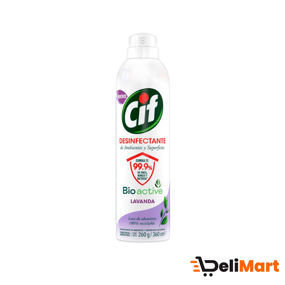 Desinfectante de ambientes CIF x360cc Bio Active Lavanda