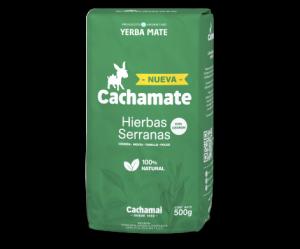 Yerba Mate Compuesta Cachamate Hierbas Serranas verde(cedron-menta-tomillo-poleo) 500 Gr