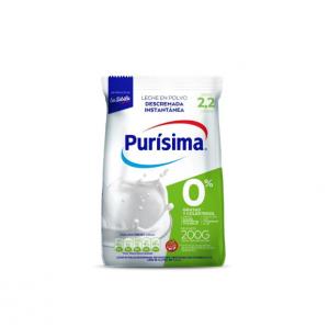 leche en Polvo Descremada Purisima 200 Gr