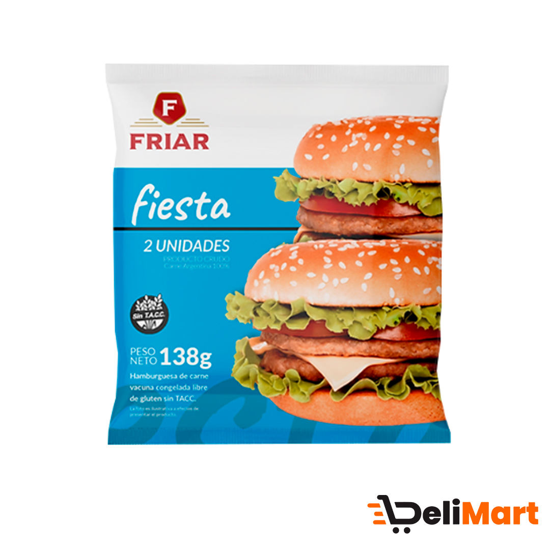 Hamburguesas Clasicas Friar 2 unidades 138 g