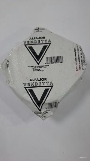 Alfajor artesanal Vendetta X65Gr Nuts(pasta de avellanas)
