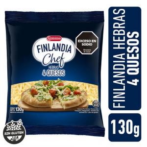 Quesos Hebras Finlandia x130 Gr 4 Quesos