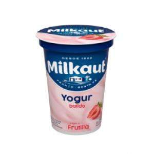 Yogur Entero Firme Frutilla Milkaut 180 Gr