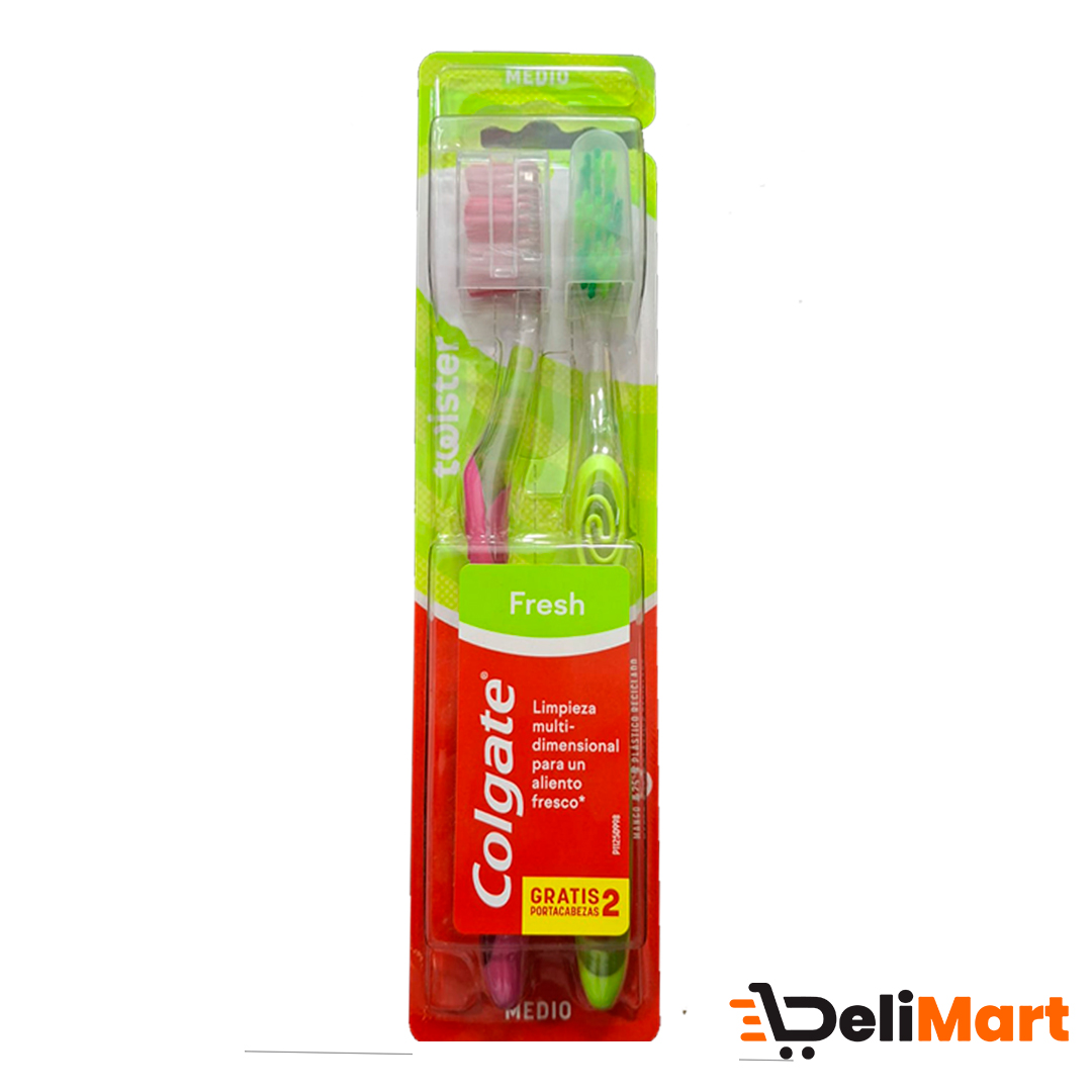 Cepillo Dental  Colgate Twister X2und Medio