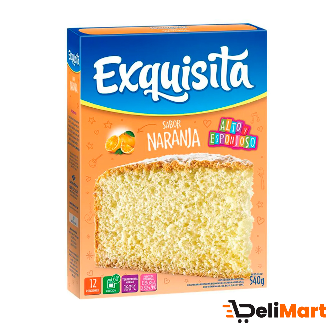 Bizcochuelo Exquisita Naranja 540 Gr