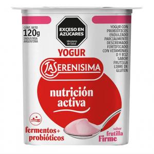 * Yogur Firme Nutricion Activa La serenisima 120 Gr Frutilla