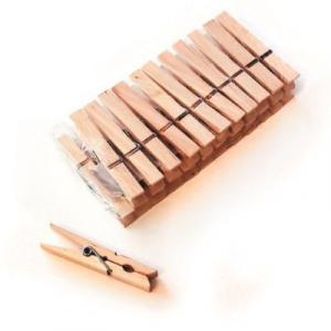 Broches de Madera Ecoo x12