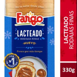* Pan Lactal Rodajas Finas Fargo 370 Gr