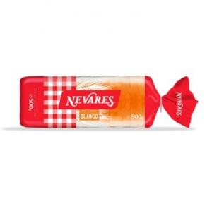 Pan Lactal en Rodajas Nevares x 500 gr