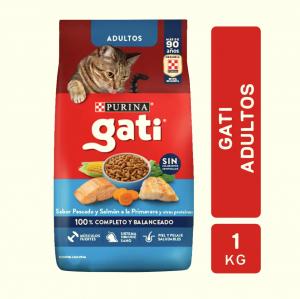 Alimento para Gato Gati Sabor Pescado y Salmon X1Kg