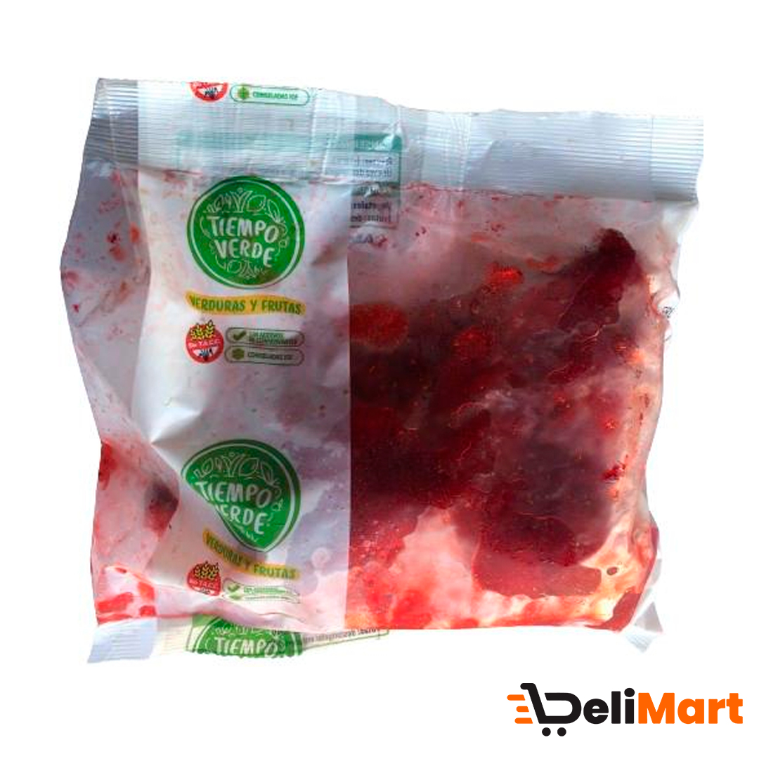 Frutillas Congeladas Tiempo Verde 600 Gr