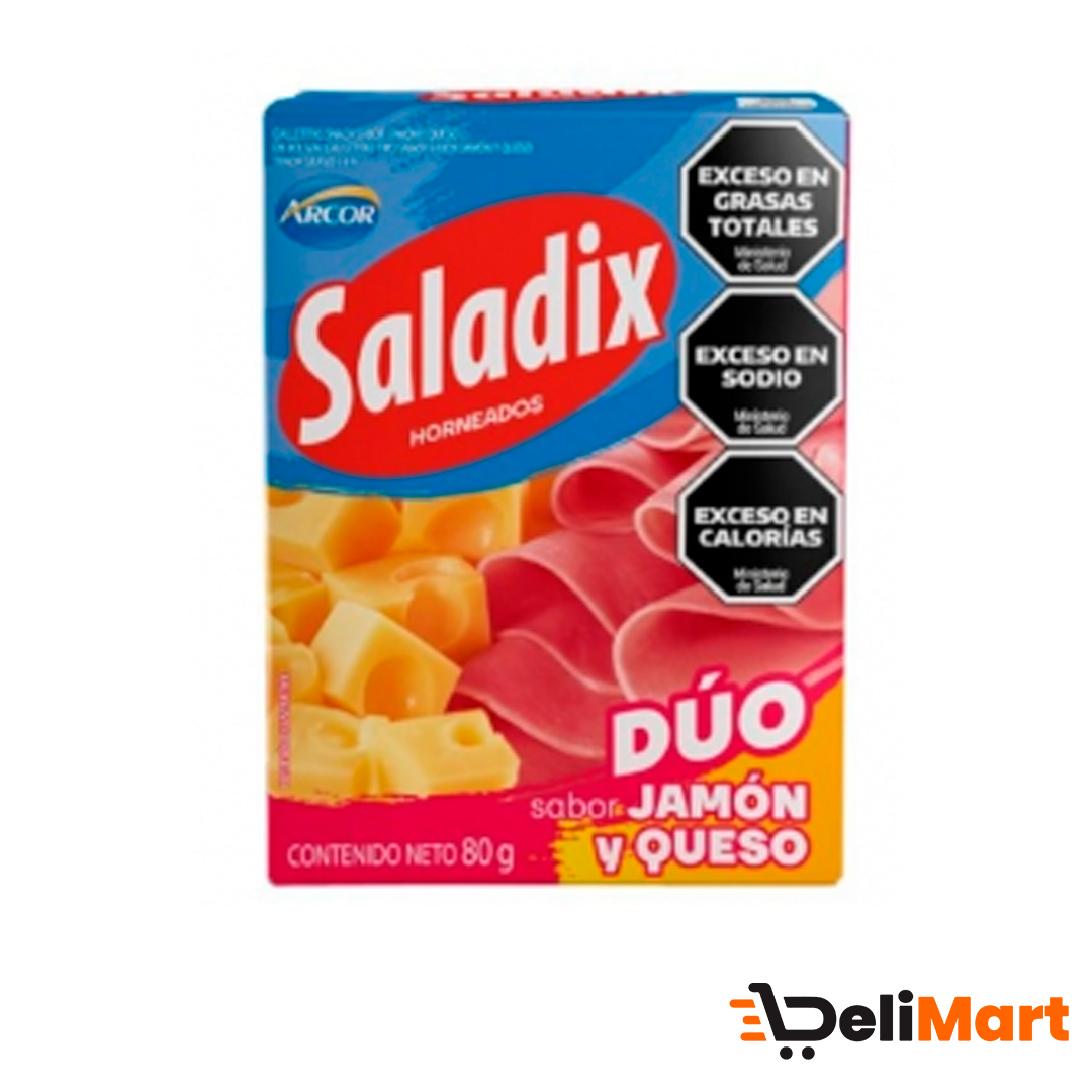 Saladix Duo Jamon Y Queso x 80 Grs