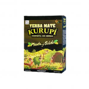 Yerba Mate Kurupi X500 Gr Menta y Boldo