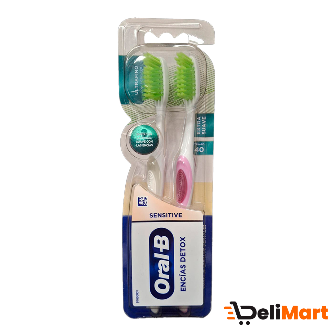 Cepillos Encias Detox Sensitive Oral- B 2 Uidades