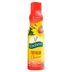 Aceite De Girasol En Aerosol Clasico Fritolim 120 Gr