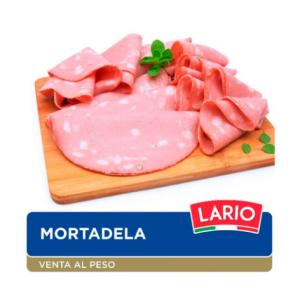Mortadela Lario FETEADA X250g Envasado al vacio