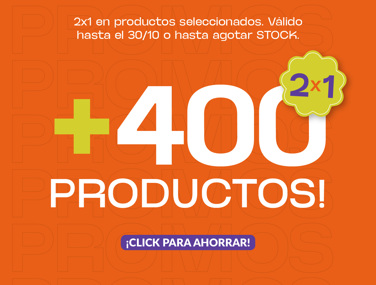 2x1 hasta el 30