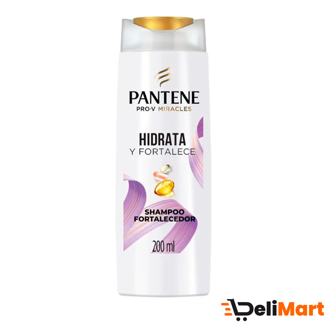 Shampoo Fortalecedor  Pantene Por-V Hidrata y Fortalece 200 Ml
