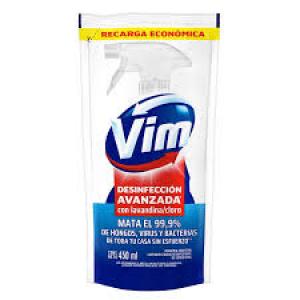 Desinfectante De Baño Liq Vim X450ml c/lavandina-cloro