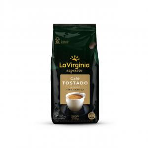 Café Molido Tostado Arábico Espresso La Virginia  250 Gr