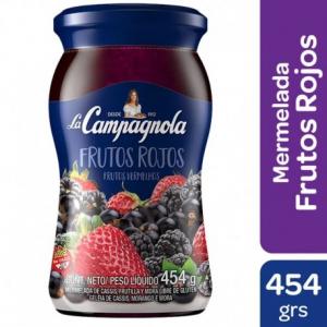 Mermelada Frutos Rojos La Campagnola 454 G