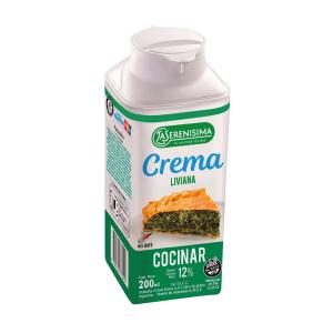 * Crema De Leche Ideal Para Cocinar Liviana La Serenisima 200 ml