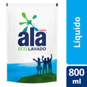 Jabón Líquido Baja Espuma Ala Eco Lavado D/P 800 Ml