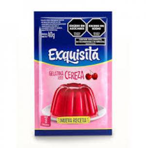 Gelatina Exquisita Cereza  40 Gr