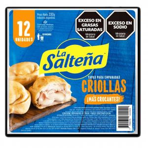Tapa para Empanada La Salteña Criolla 330 Gr
