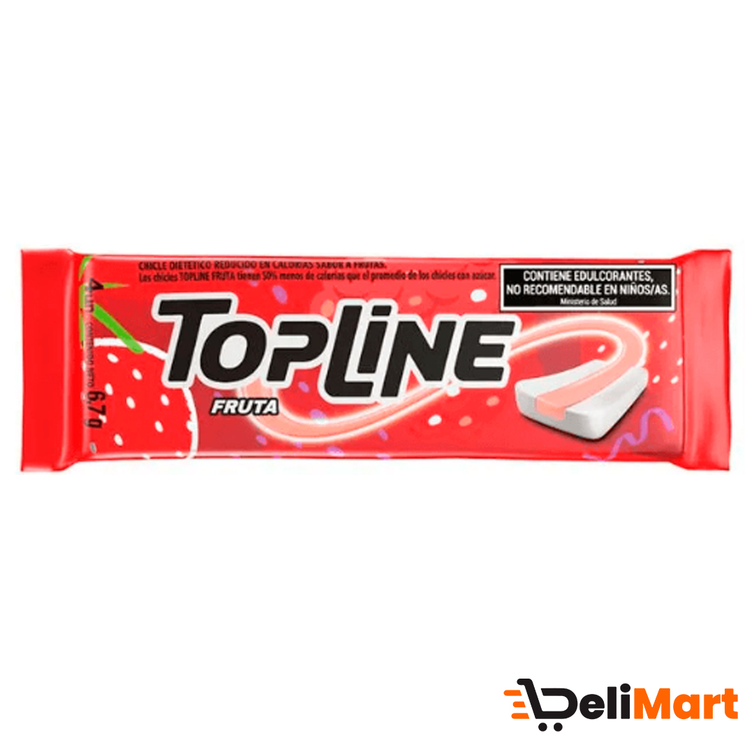 Chicle Topline Fruta 6,7 Grs