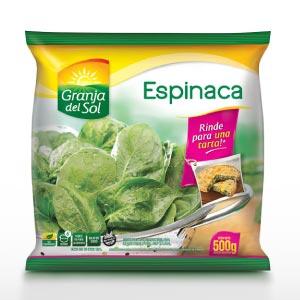 Espinacas Supercongelados Granja Del Sol 500gr