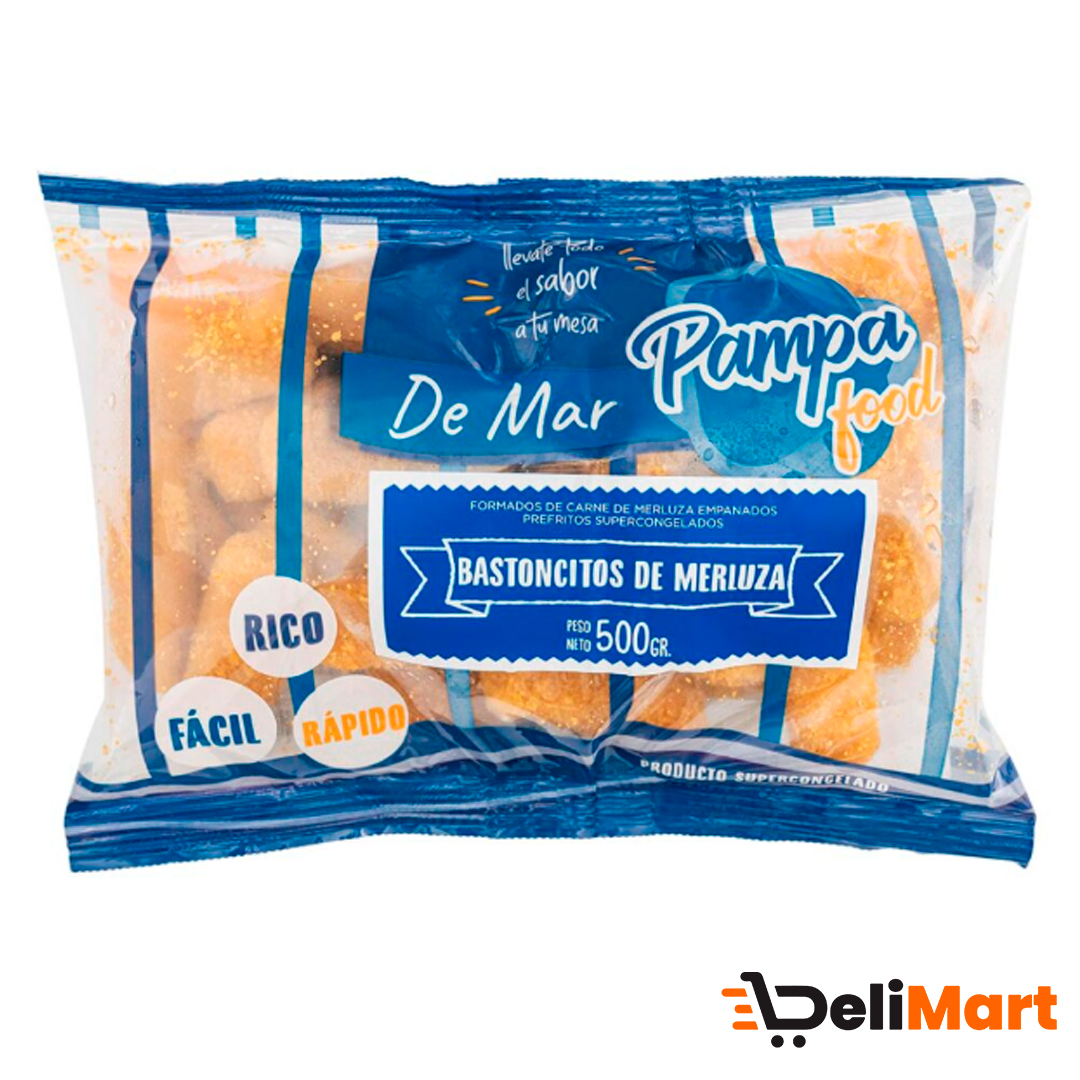 Bastoncitos de Merluza Pampa Food 500 gr