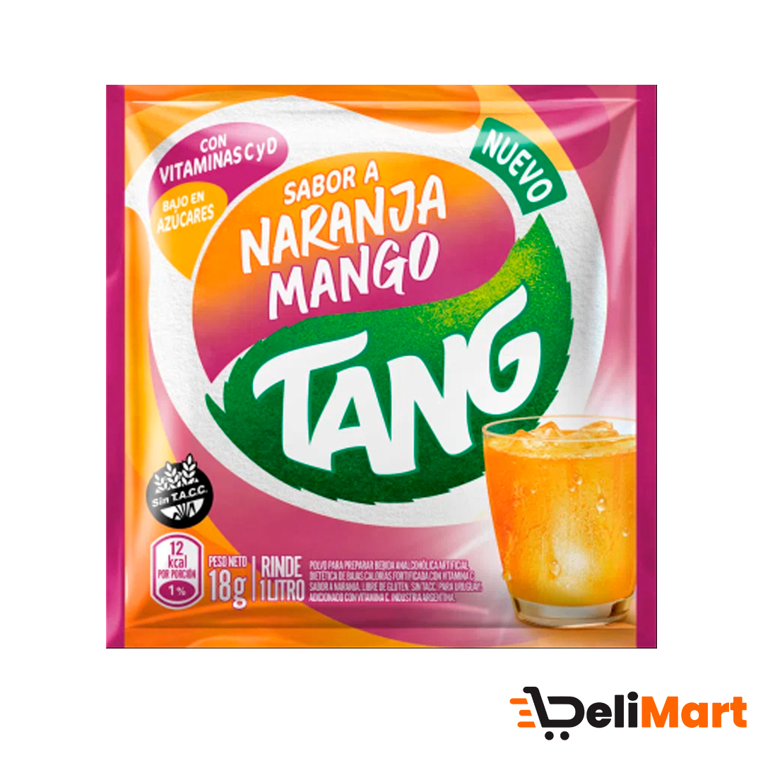 Jugo en Polvo Naranja Mango Tang 15 Gr