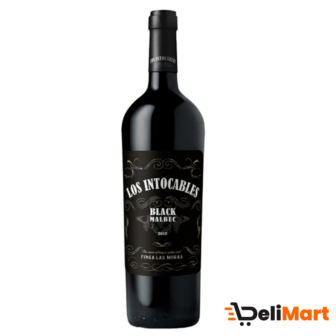 Vino Malbec Black Los Intocables 750 Ml