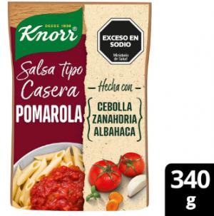 Salsa Lista Knorr Pomarola 340 G