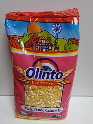 Maiz Pisado Colorado Olinto x 400 grs