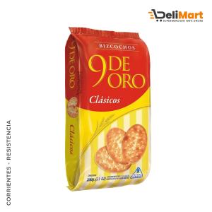 Bizcochos Clasicos 9 De Oro 200 Gr