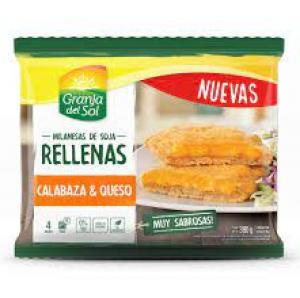 Milanesas de Soja Rellenas Calabaza y Queso Granja del Sol 380 Gr